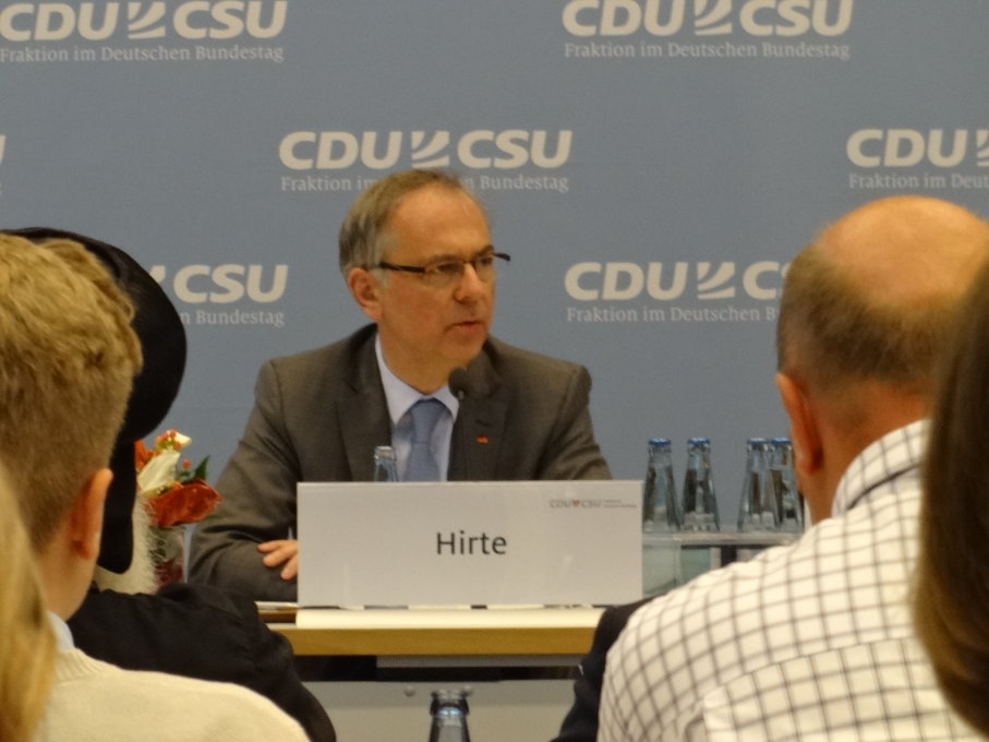 Fachgespräch CDU/CSU-Fraktion Bundestag