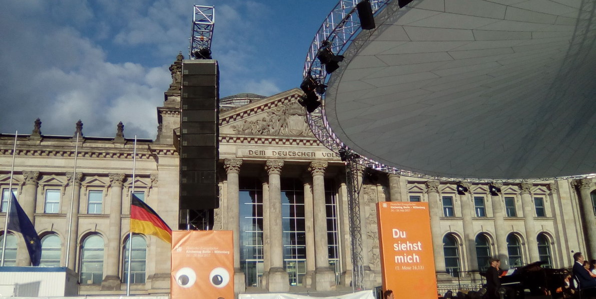 #Kirchentag Reichstag Eröffnungsgottesdienst
