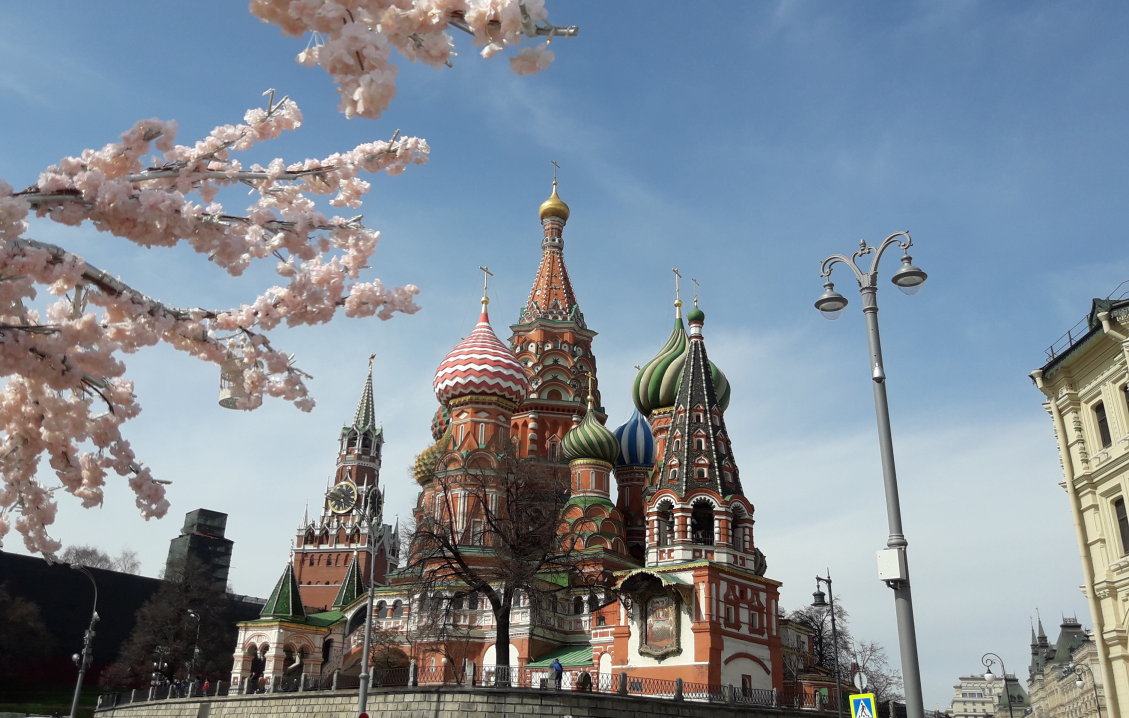 Moskau Roter Platz Basilius Kathedrale