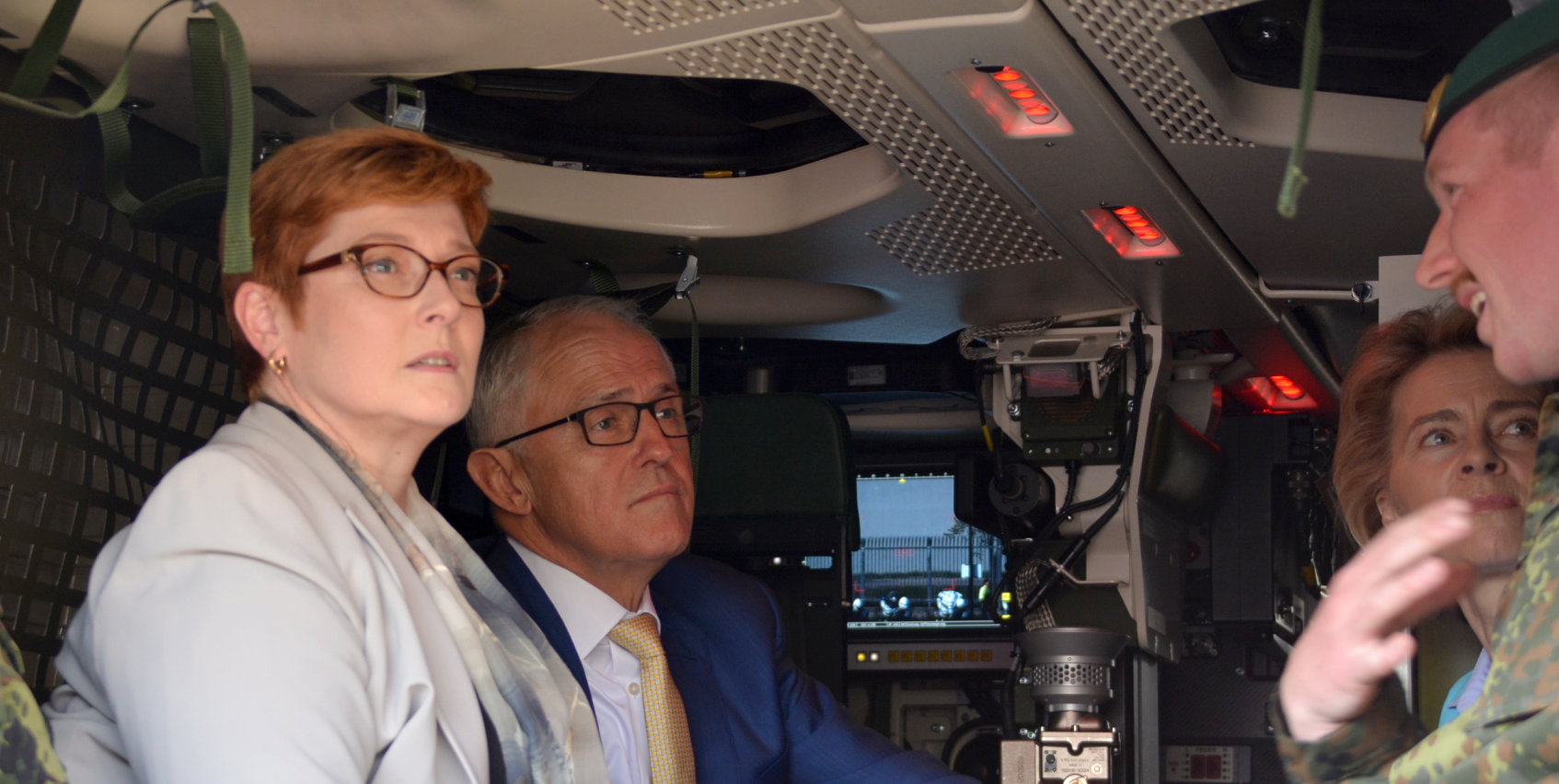 Australien Premierminister Malcolm Turnbull Verteidigungsministerin Marise Payne Berlin Bendlerblock