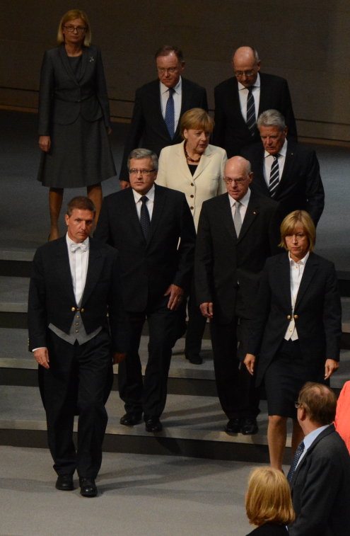 Bundestag Gedenkstunde Zweiter Weltgrieg polnischer Staatspräsident Komorowski