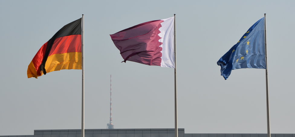 Emir von Katar bei Bundeskanzlerin Angela Merkel