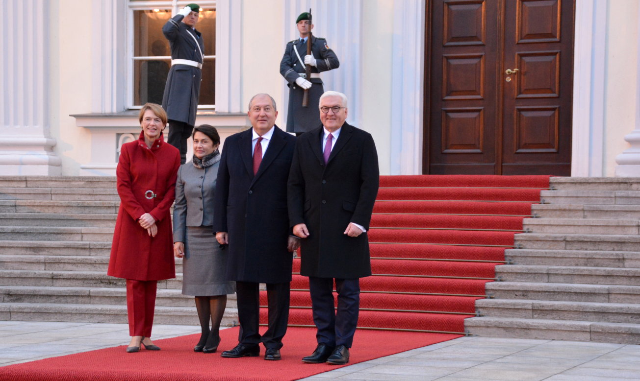 Armenien Präsident Armen Sarkissian Antrittsbesuch Bundespräsident Schloss Bellevue
