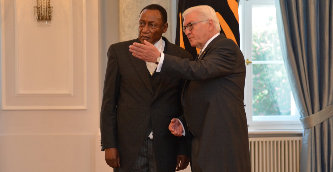 Kongos Botschafter Mamadou Kamara Dekamo akkreditiert