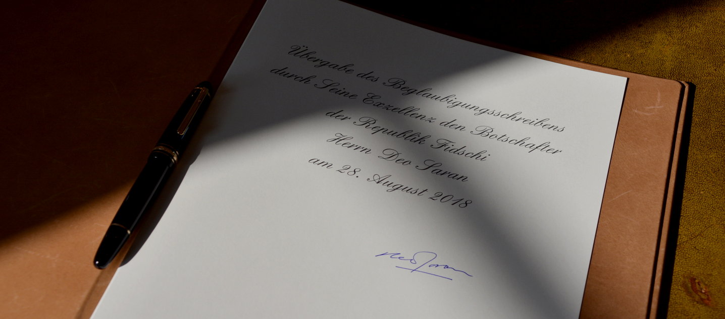 Botschafter akkreditiert - Republik Fidschi - Deo Saran Botschafter akkreditiert - Republik Fidschi - Deo Saran