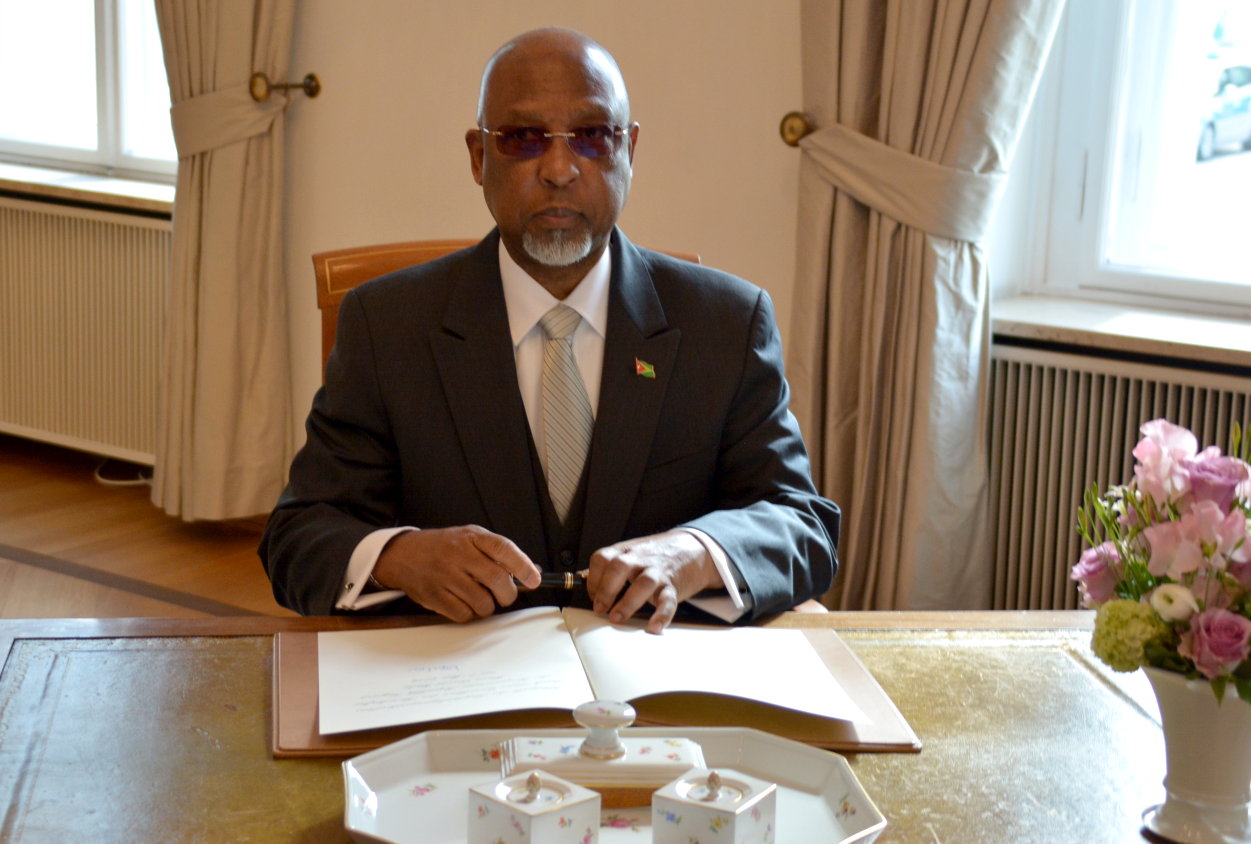 Botschafter akkreditiert Guyana David Hales