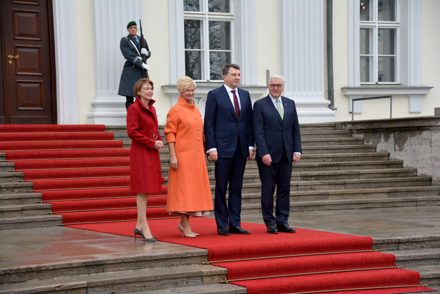 Lettlands Präsident Raimonds Vējonis Staatsbesuch Berlin Deutschland