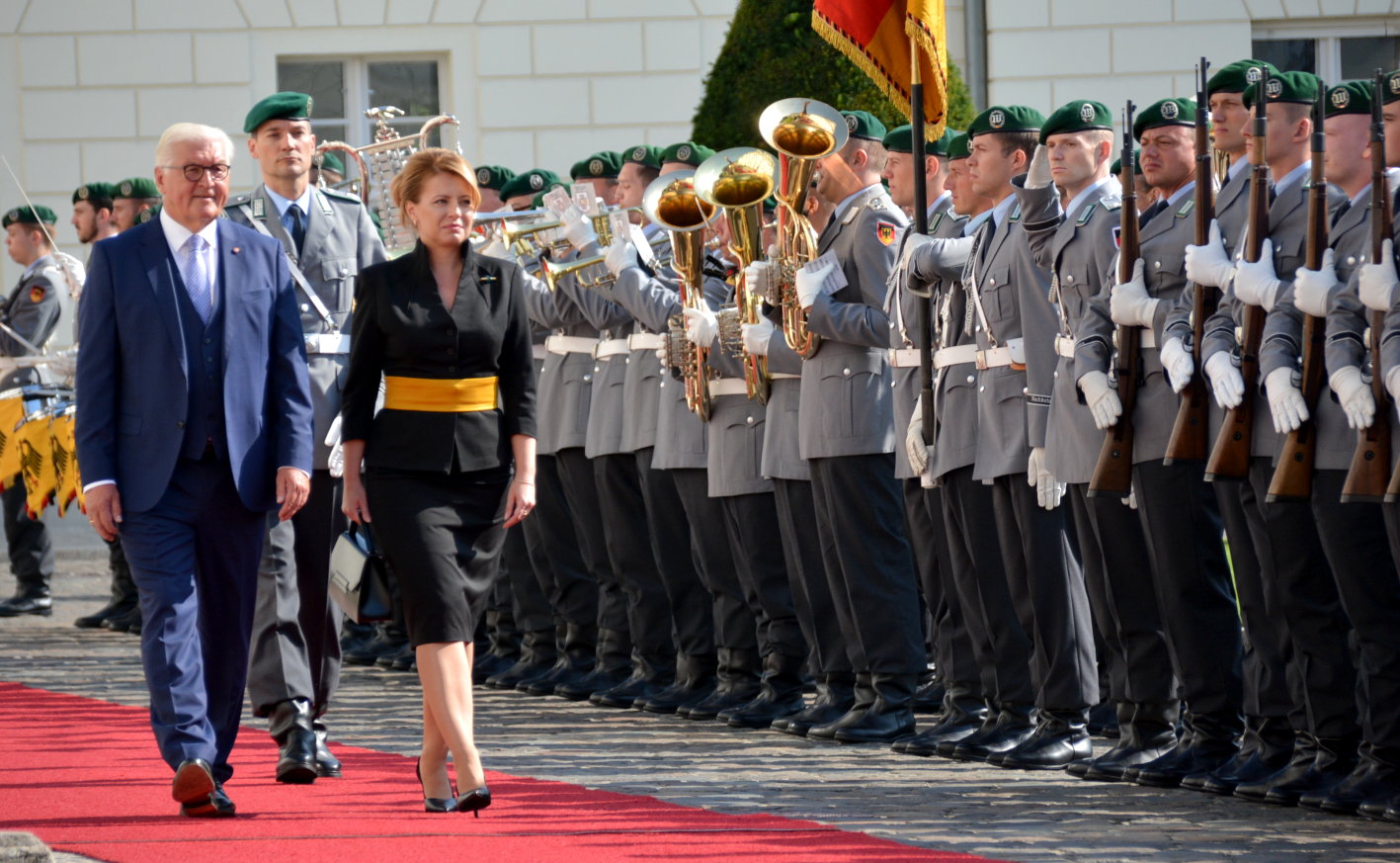Präsidentin Slowakei Zuzana Čaputová Antrittsbesuch Berlin Bundespräsident Steinmeier Schloss Bellevue