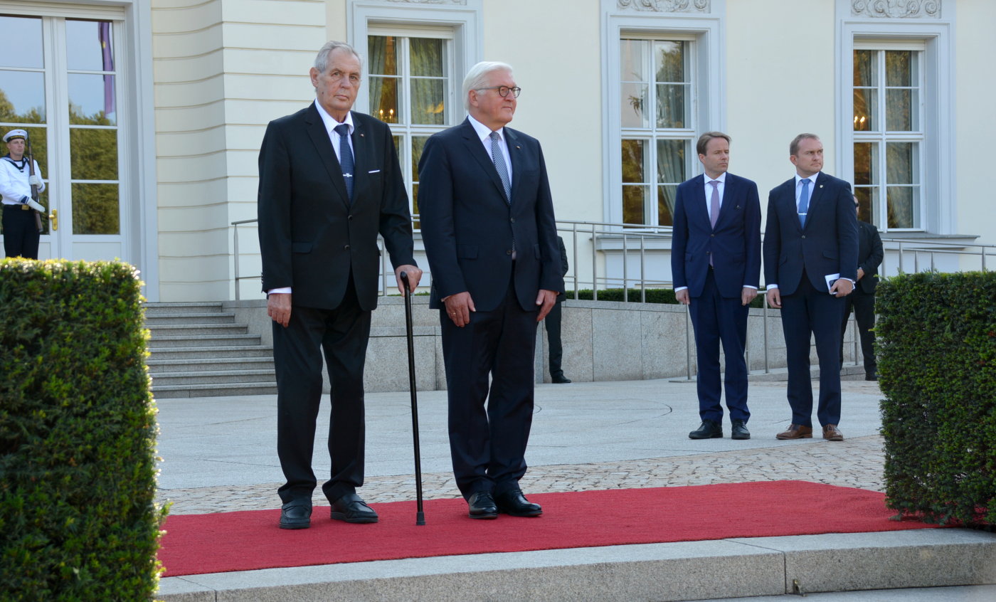 Tschechischer Präsident Miloš Zeman Berlin Antrittsbesuch