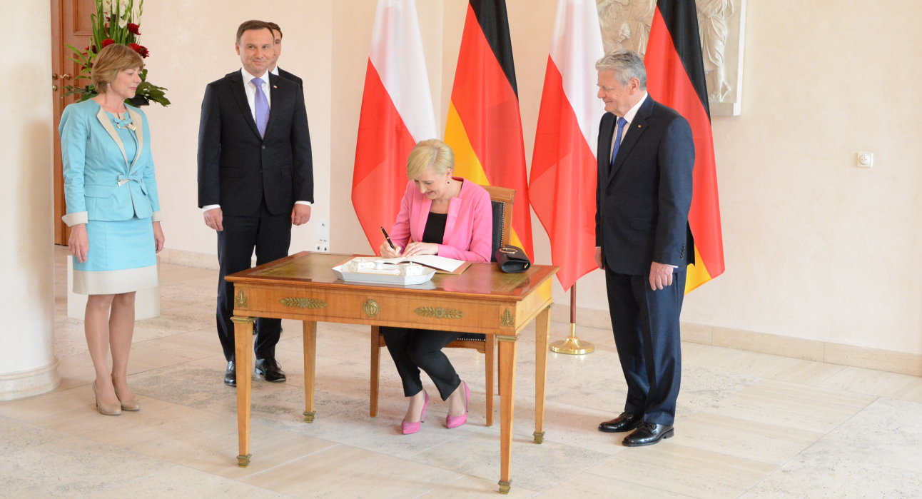 Polnischer Präsident Andrzej Duda Bundespräsident Gauck Berlin