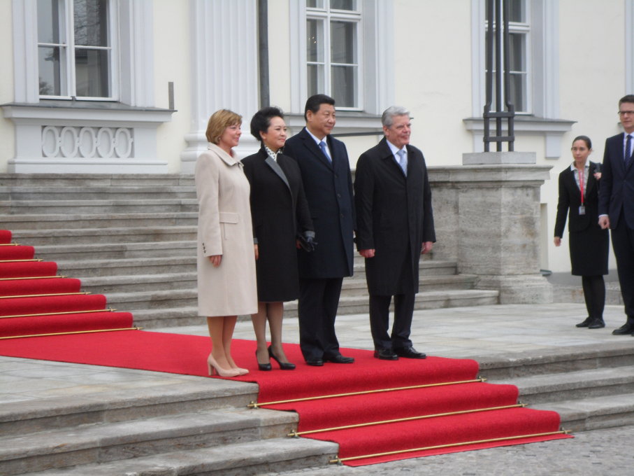 Chinesischer Staatspräsident Xi Jinping Bundespräsident Gauck
