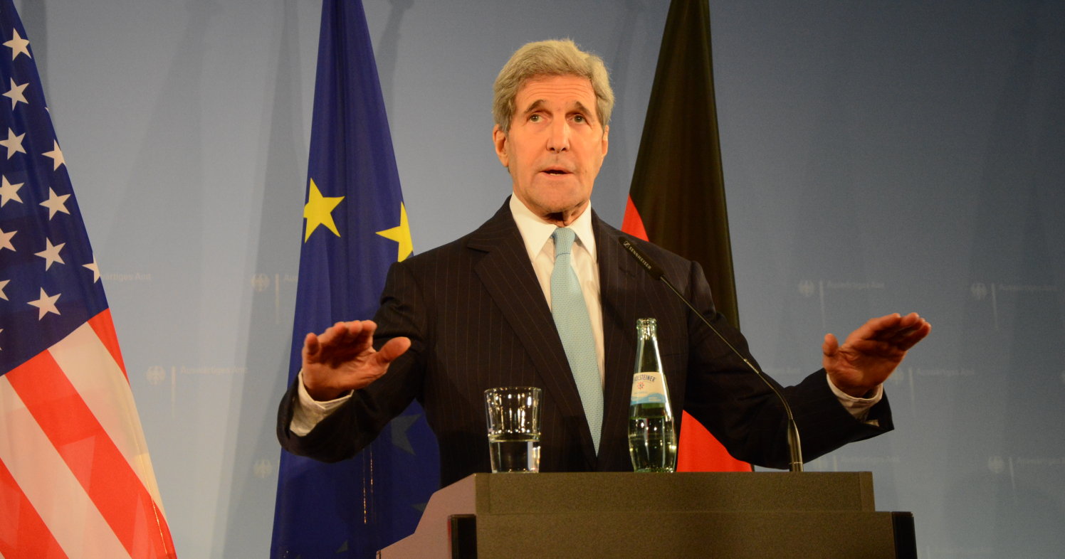 John Kerry bei Außenminister Steinmeier