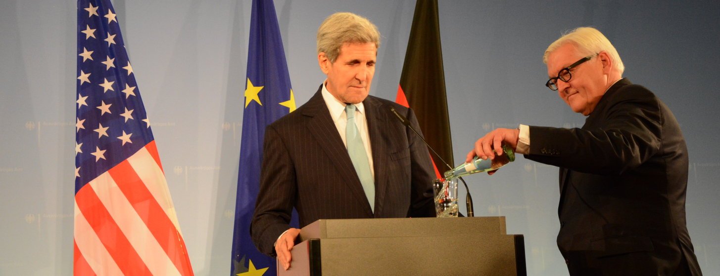 John Kerry bei Außenminister Steinmeier
