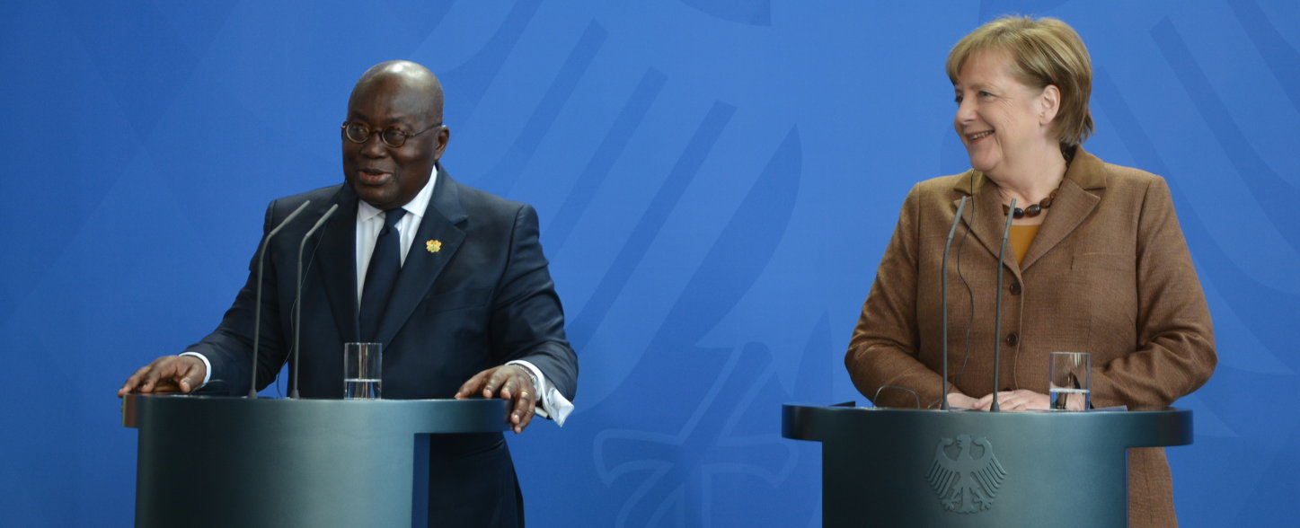 Ghanas Präsident Nana Addo Dankwa Akufo-Addo Berlin Angela Merkel