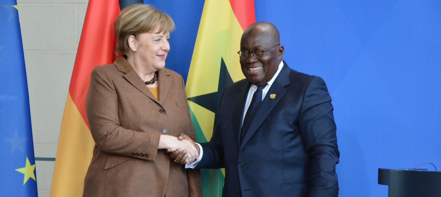 Ghanas Präsident Nana Addo Dankwa Akufo-Addo Berlin Angela Merkel