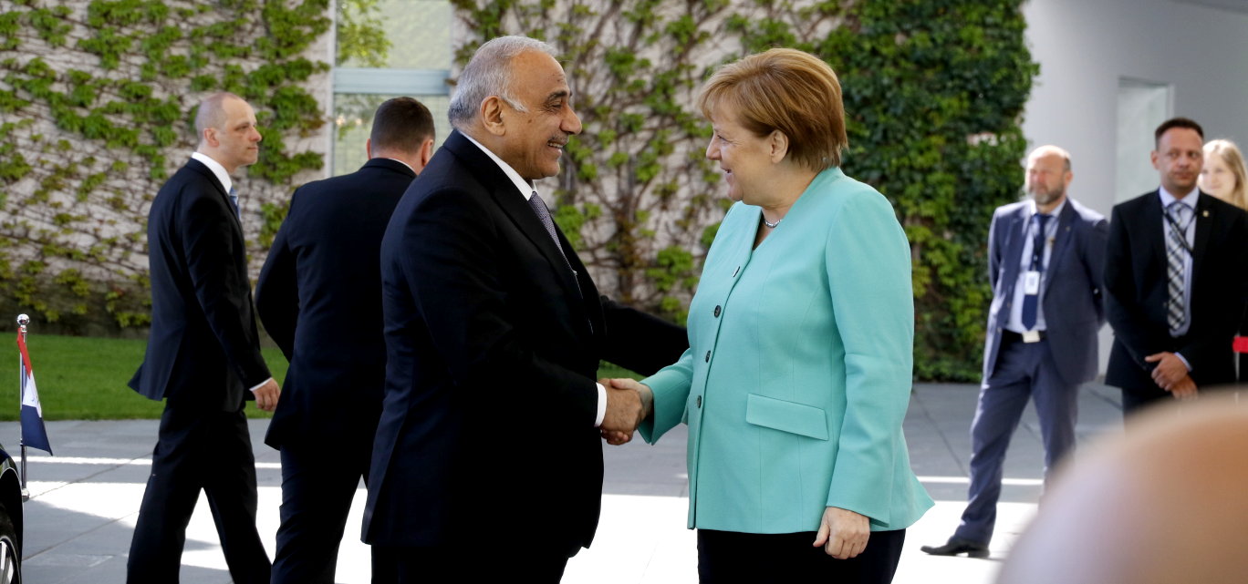 Irak Ministerpräsident Adil Abd al-Mahdi Antrittsbesuch Berlin Angela Merkel