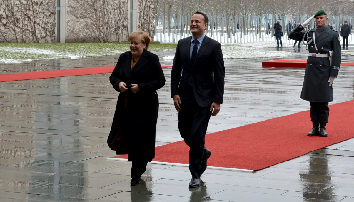 Irland Ministerpräsident Leo Varadkar Berlin Angela Merkel