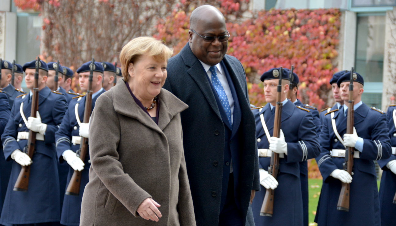 Präsident der Demokratischen Republik Kongo, Félix Antoine Tshisekedi Tshilombo, bei Angela Merkel in Berlin empfangen