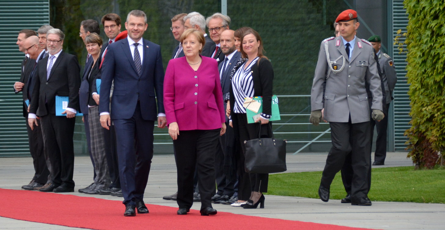 Slowakischer Ministerpräsident Peter Pellegrini Berlin Angela Merkel