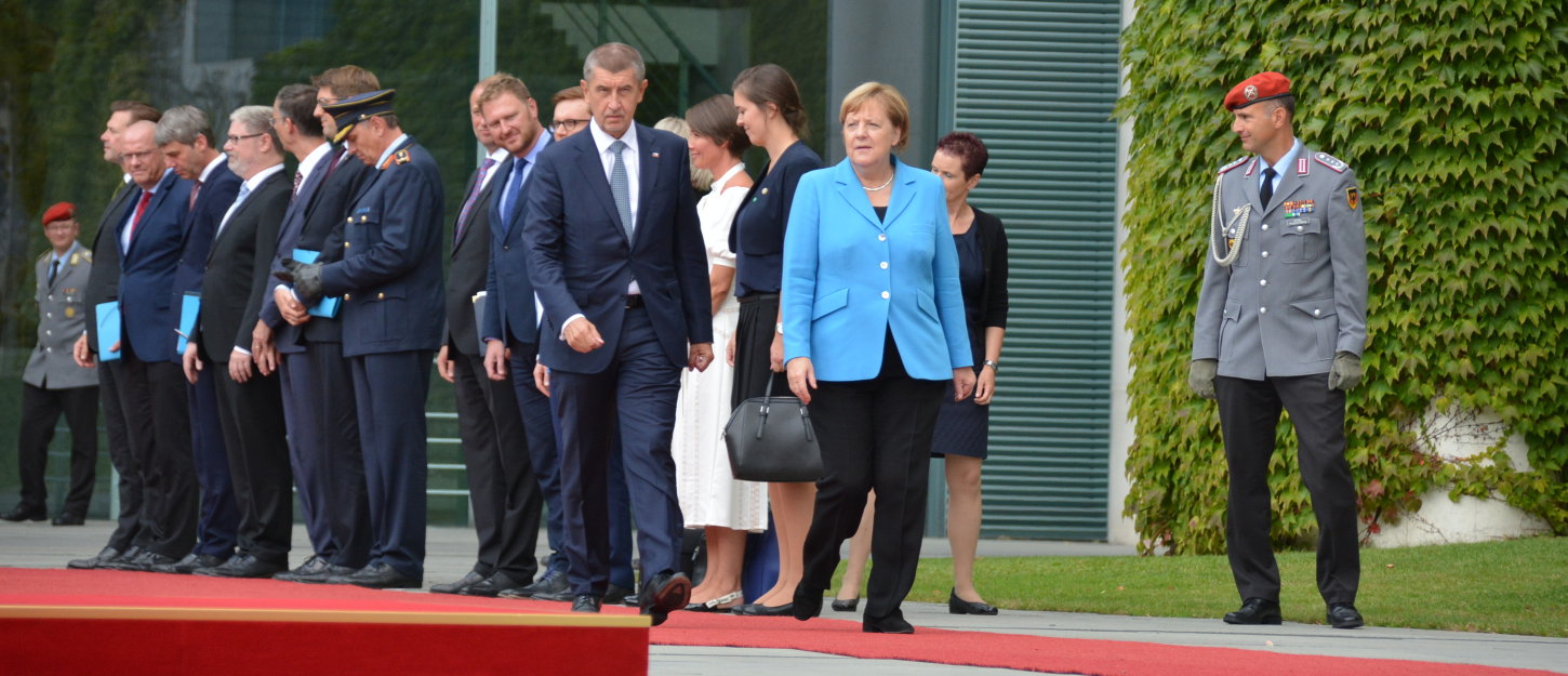 Tschechischer Ministerpräsident Andrej Babiš Antrittsbesuch Angela Merkel