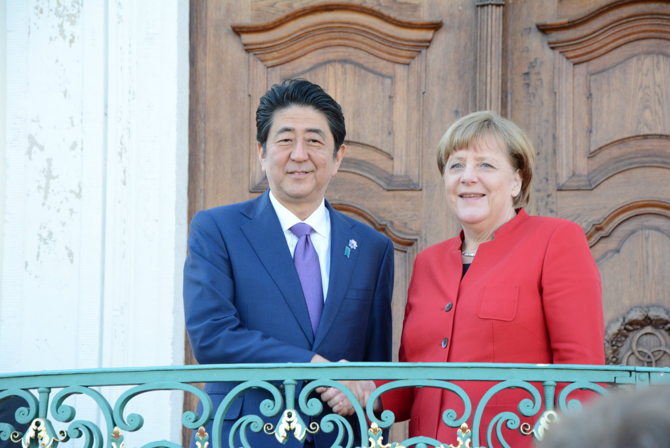 Japan Shinzō Abe Angela Merkel Meseberg