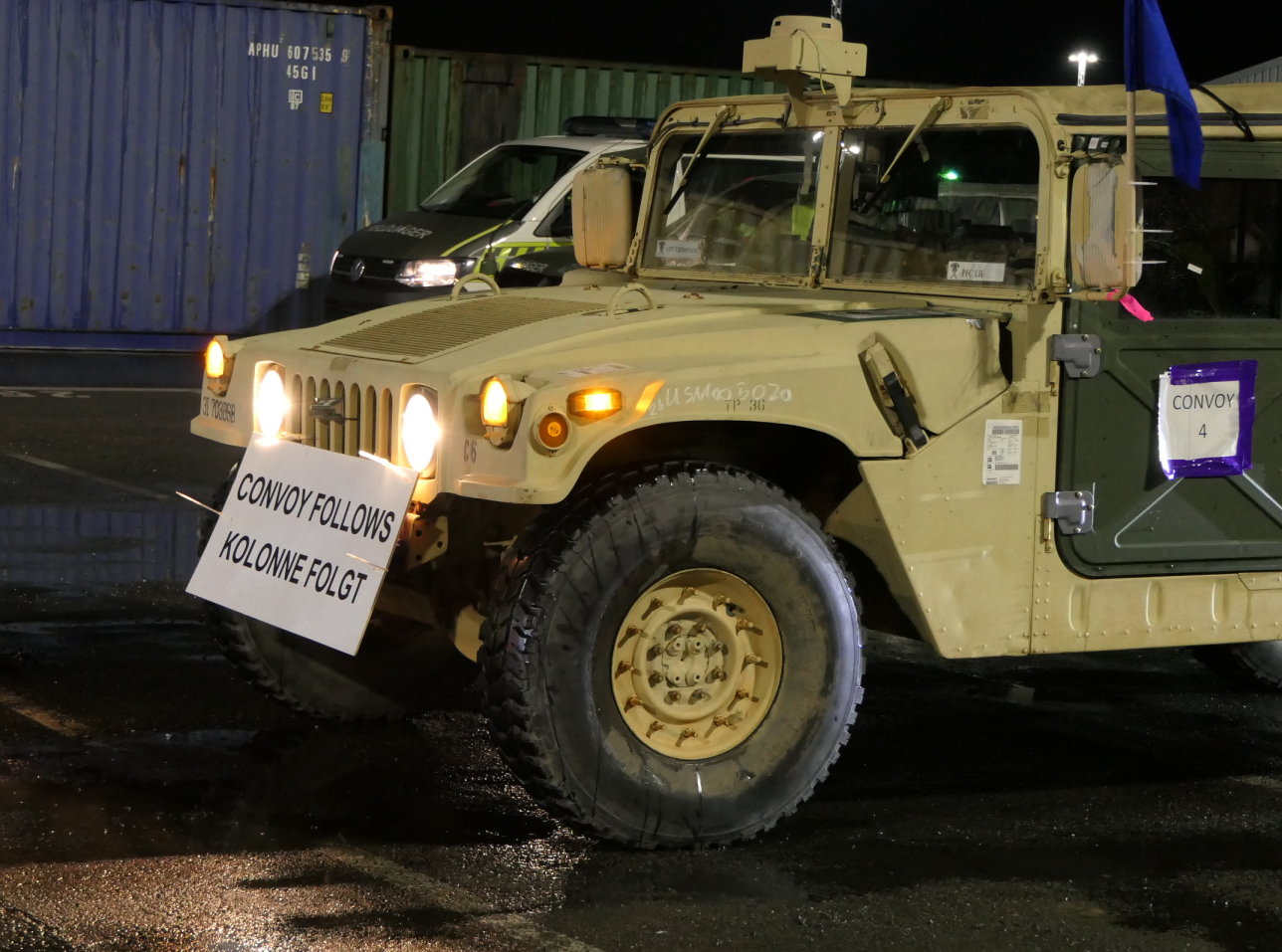 US Defender #DefenderEurope #DEF20 Feldjäger Konvois US Fahrzeuge