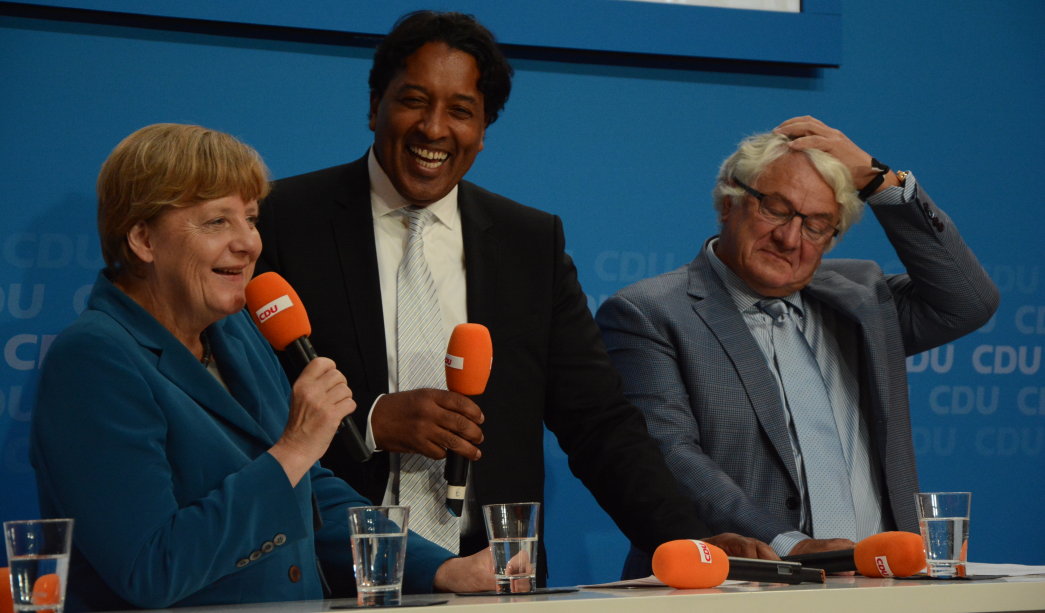 #cnight Angela Merkel SAP Hasso Plattner