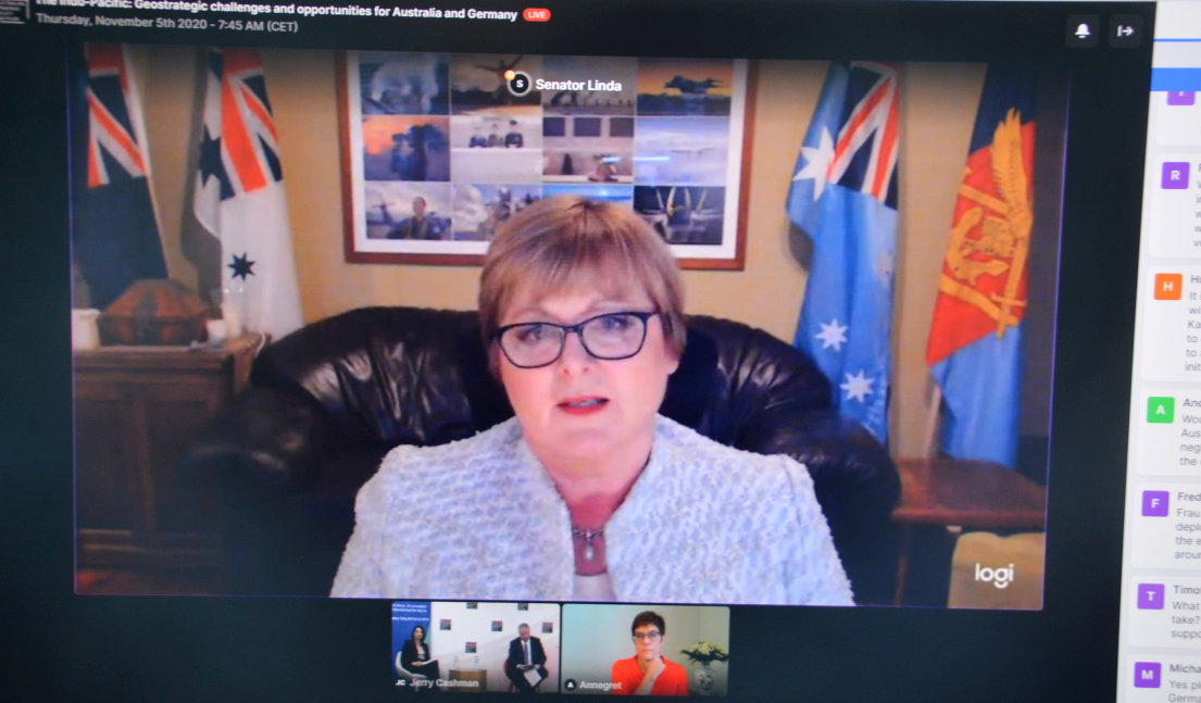 Indo-Pazifik-Leitlinien Australien Verteidigungsministerinnen Linda Reynolds und #AKK Annegret Kramp-Karrenbauer