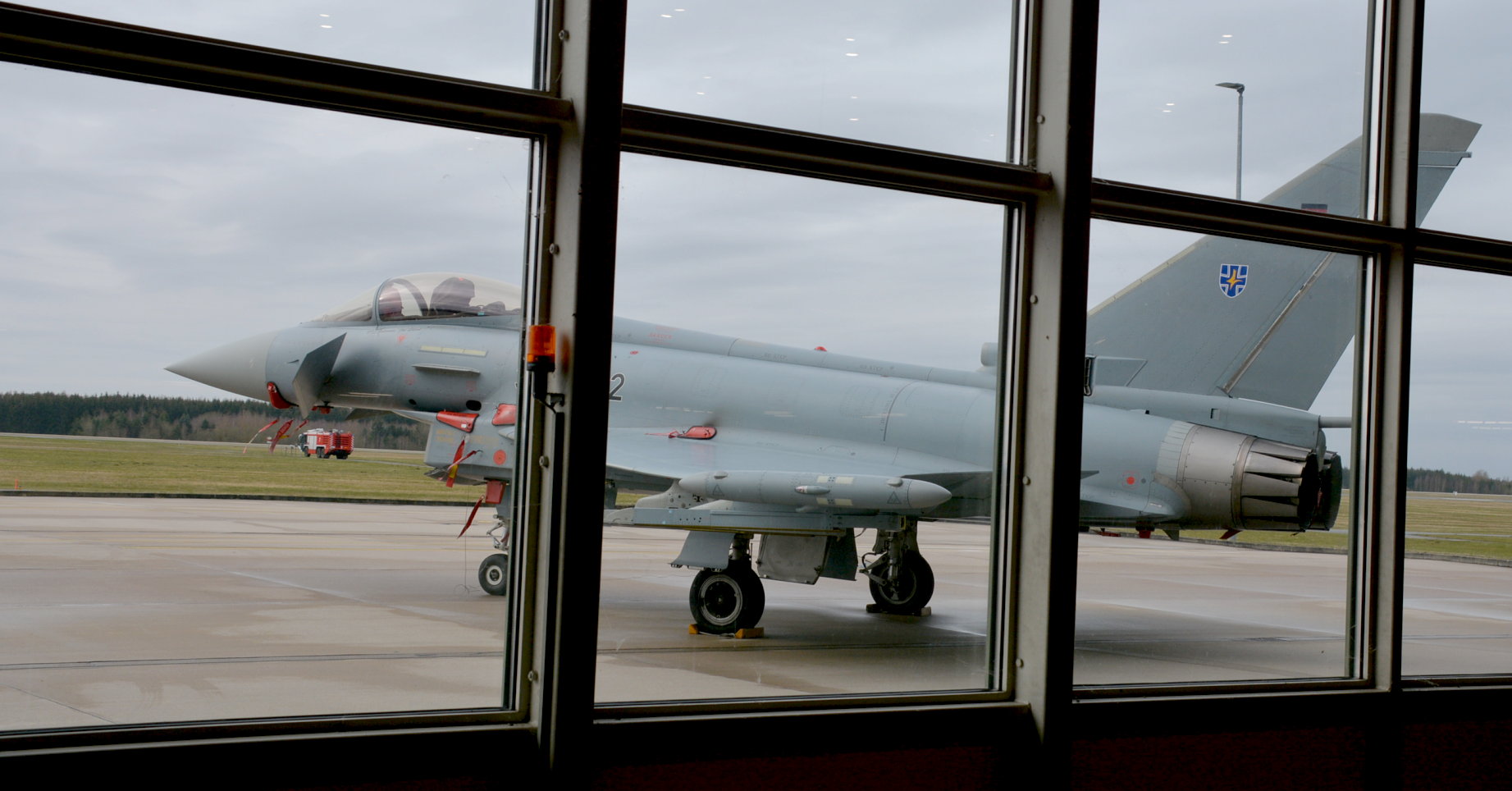 Eurofighter: Truppenbesuch #AKK beim TaktLwG 37 auf dem Fliegerhorst Laage