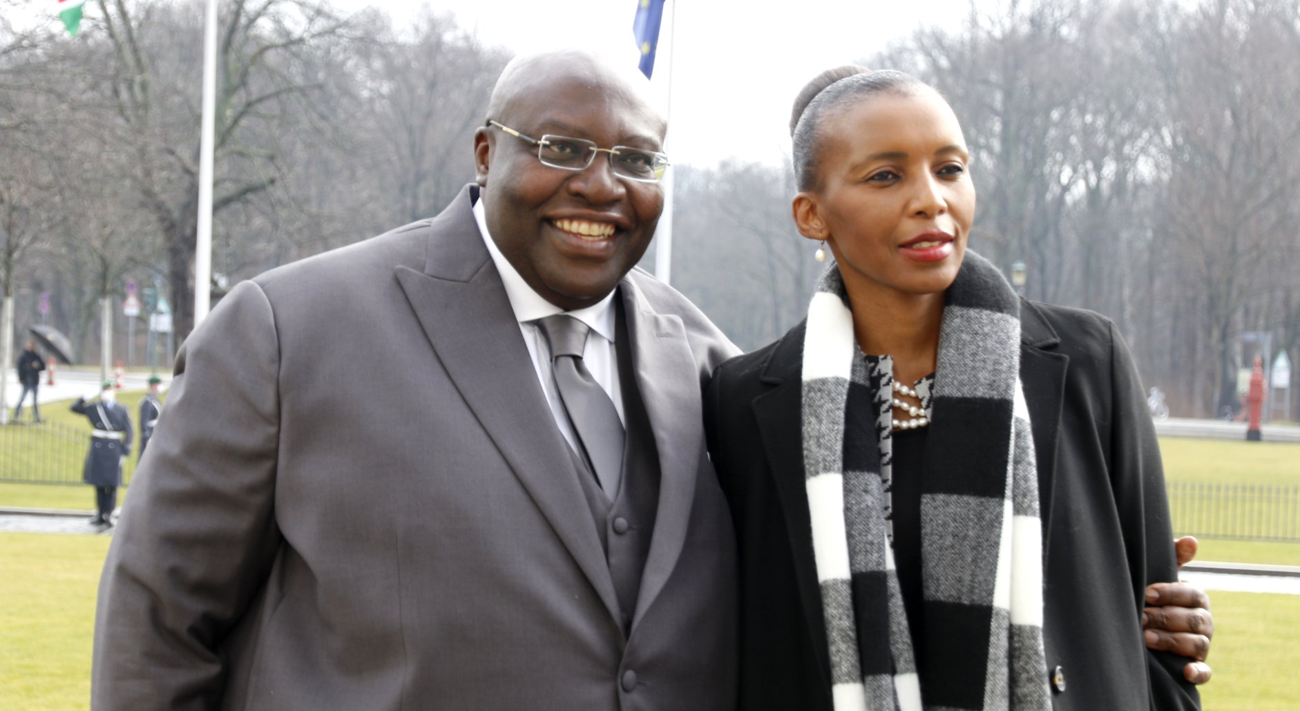 Botschafter der Republik Kenia, Thomas Boniface Amolo, bei Bundespräsident Frank-Walter Steinmeier im Schloss Bellevue akkreditiert