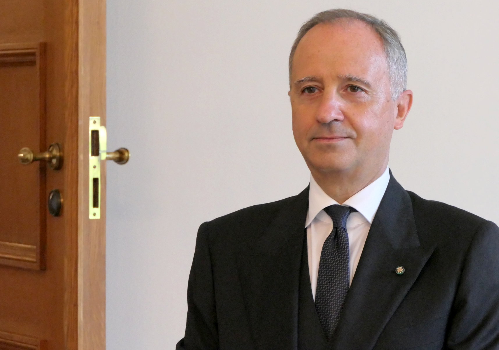 Botschafter der Italienischen Republik, Armando Varricchio, bei Bundespräsident Frank-Walter Steinmeier im Schloss Bellevue akkreditiert