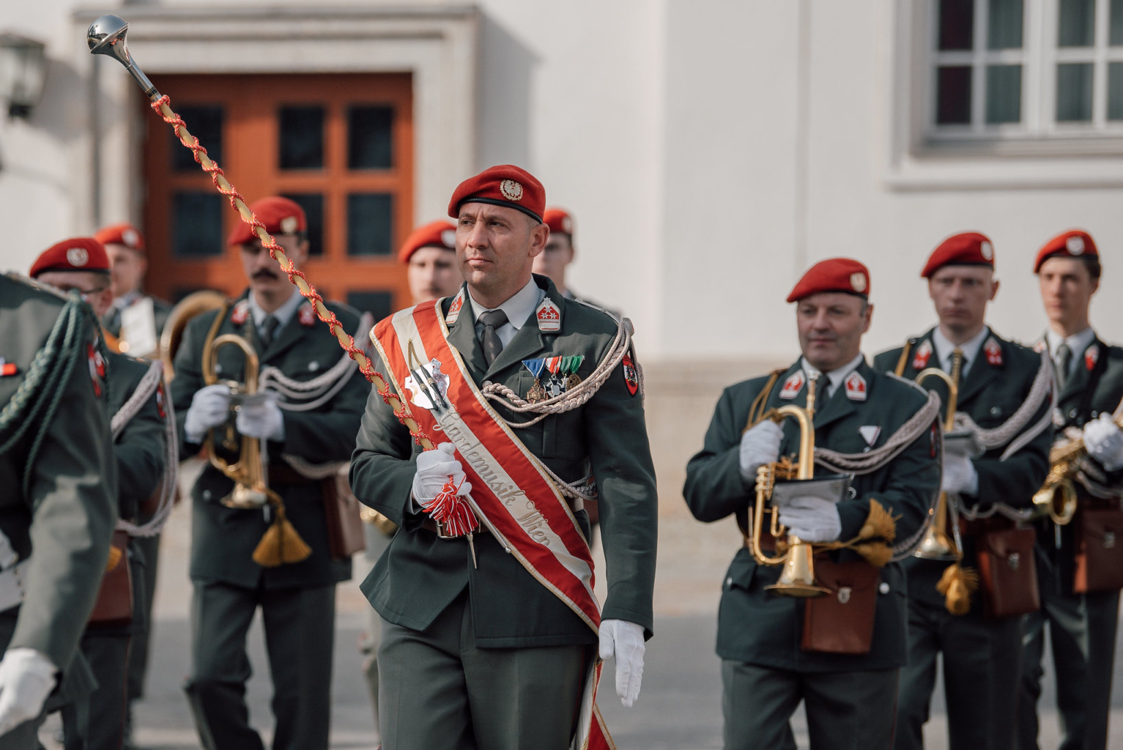 Garde Bundesheer Österreich Wien Maria-Theresien-Kaserne Angelobung am 25.02.2021